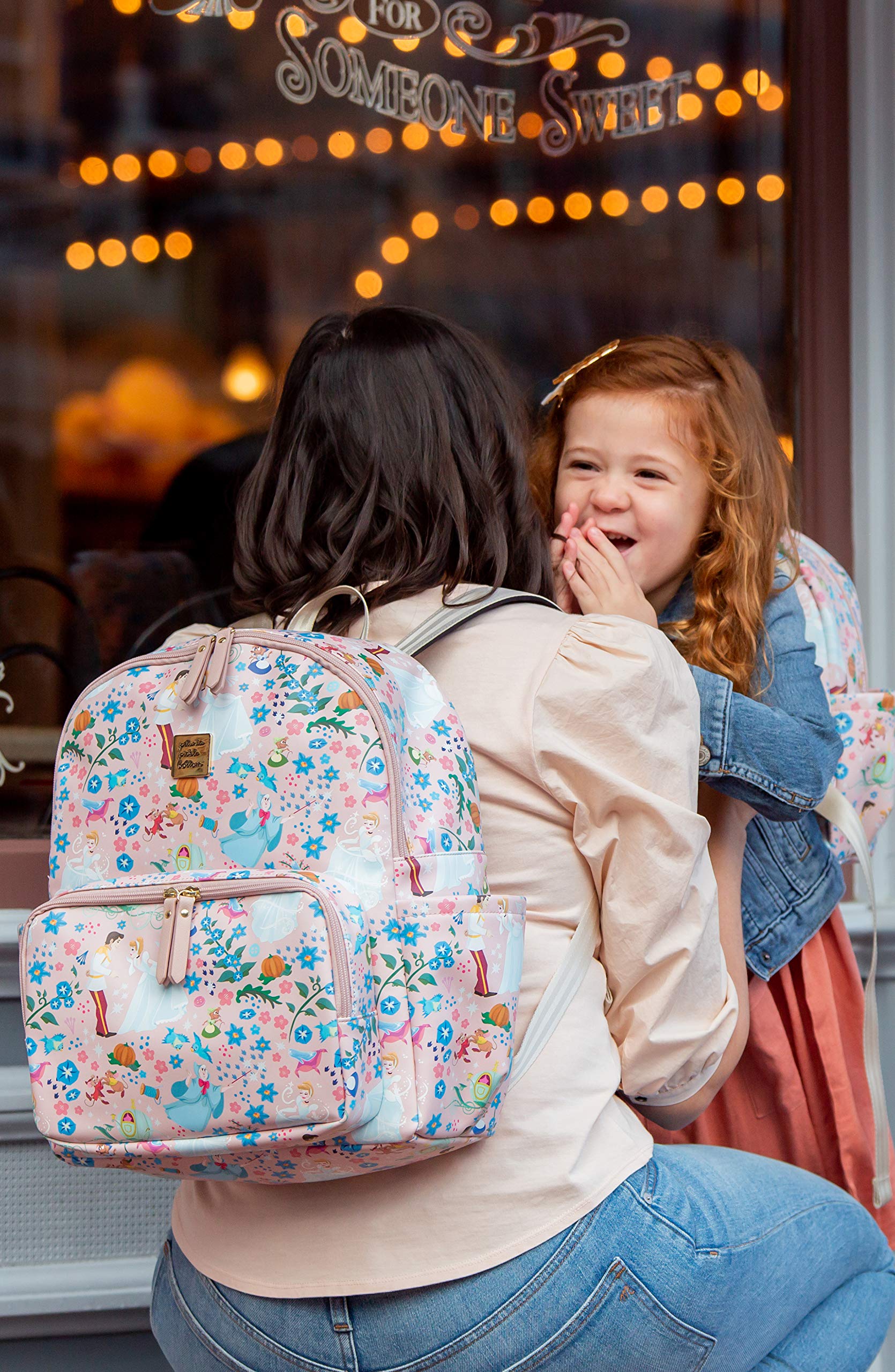Petunia Pickle Bottom District Backpack Pink, interior organizers keep gear neatly sorted