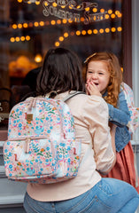 Petunia Pickle Bottom District Backpack Pink, interior organizers keep gear neatly sorted