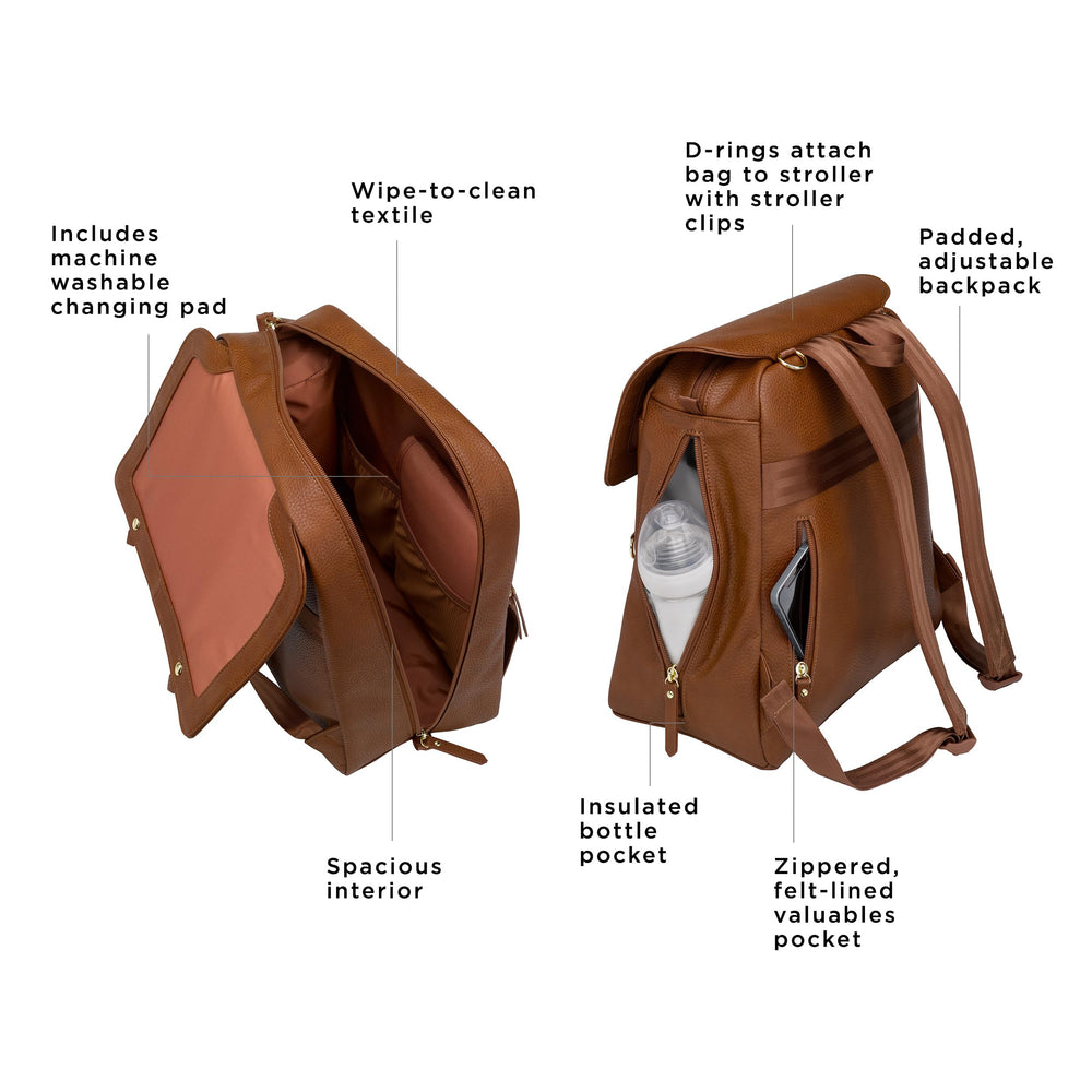 Petunia Pickle Bottom Meta Backpack changing pad included for convenient diaper changes