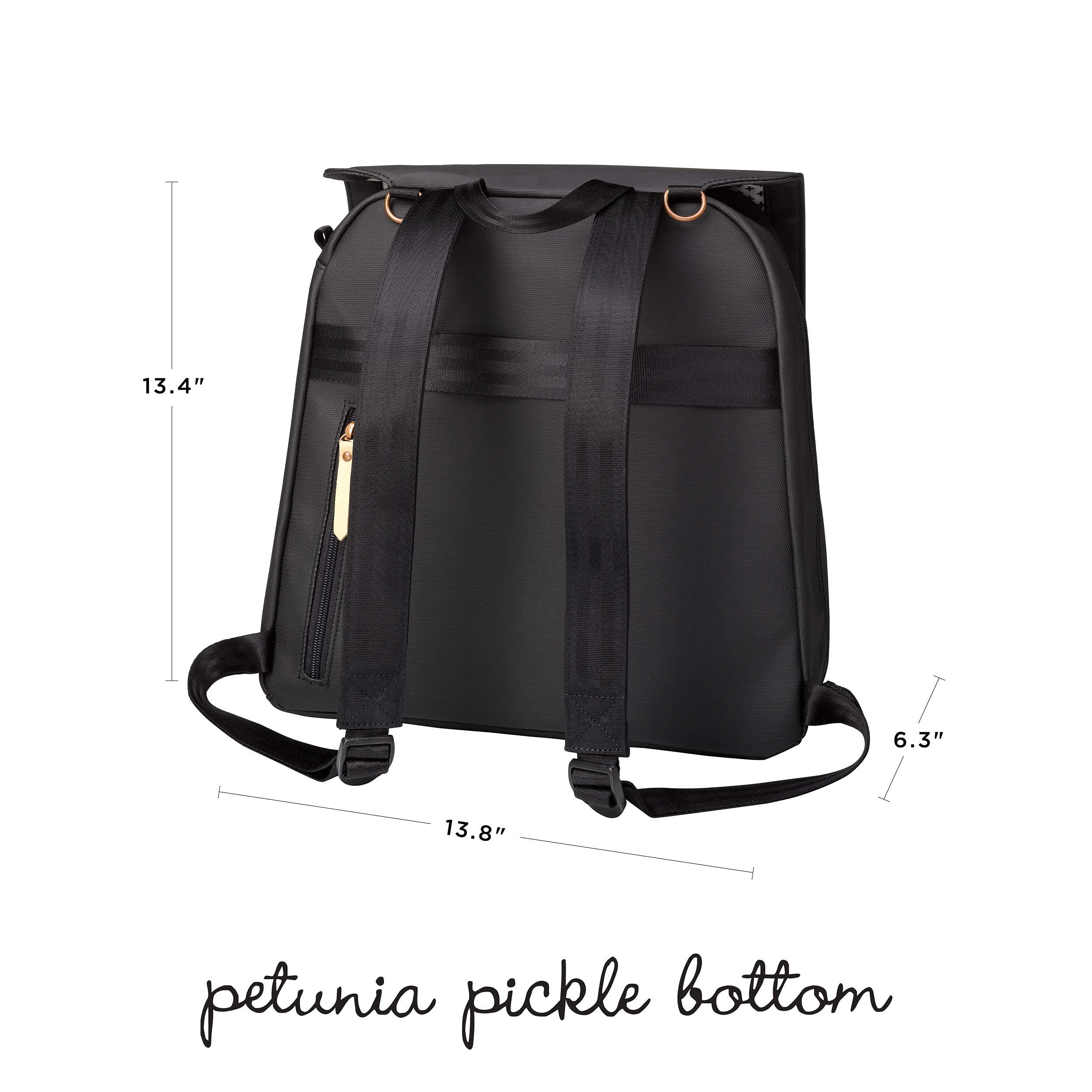 Petunia Pickle Bottom Meta Backpack with diaper bag and changing pad included for quick changes