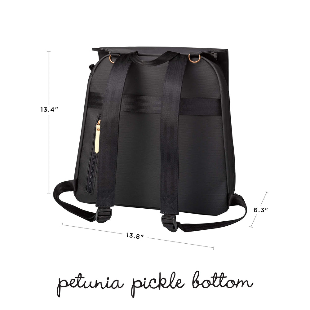 Petunia Pickle Bottom Meta Backpack with diaper bag and changing pad included for quick changes