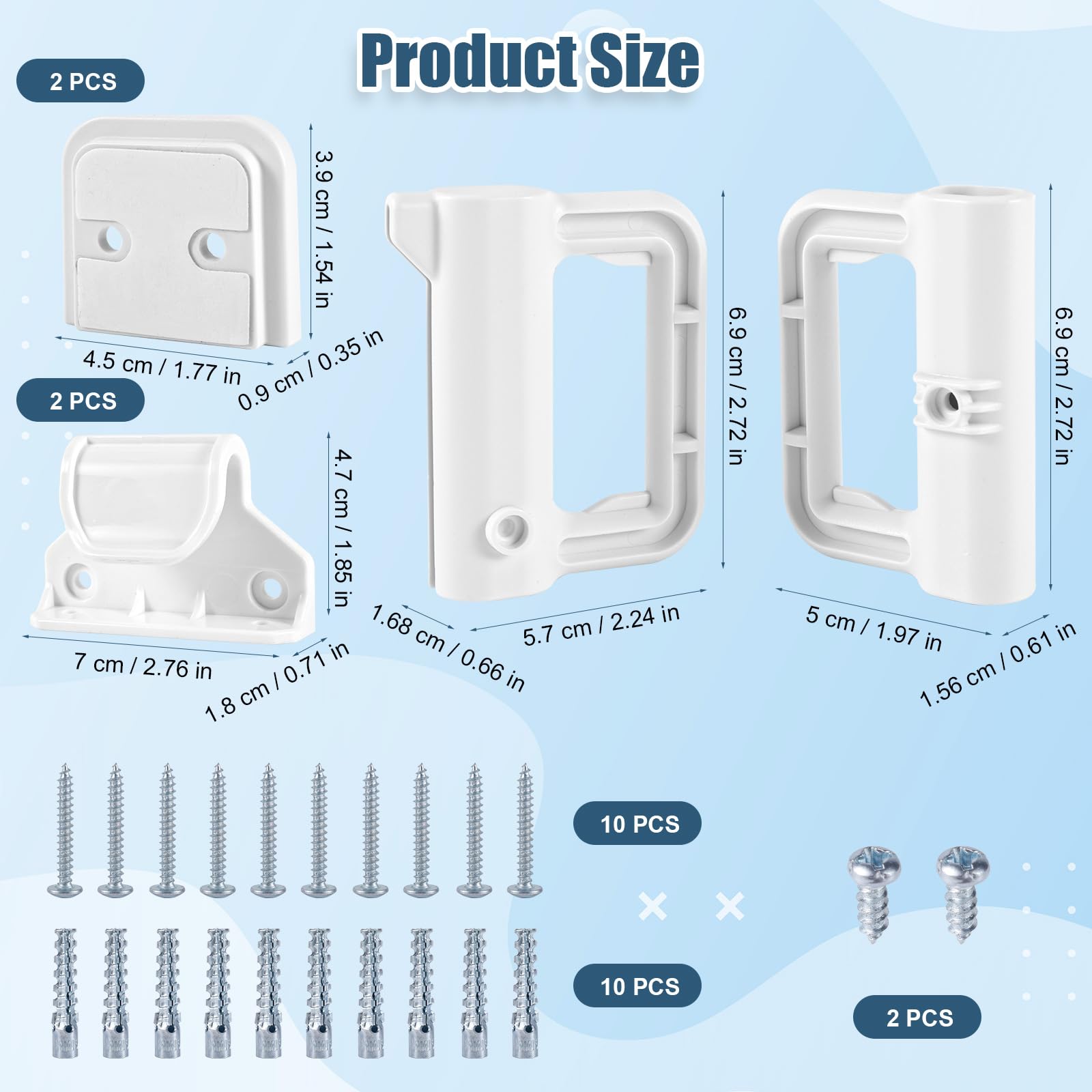 PEUTIER baby gate big latch ensures durable grip for reliable operation