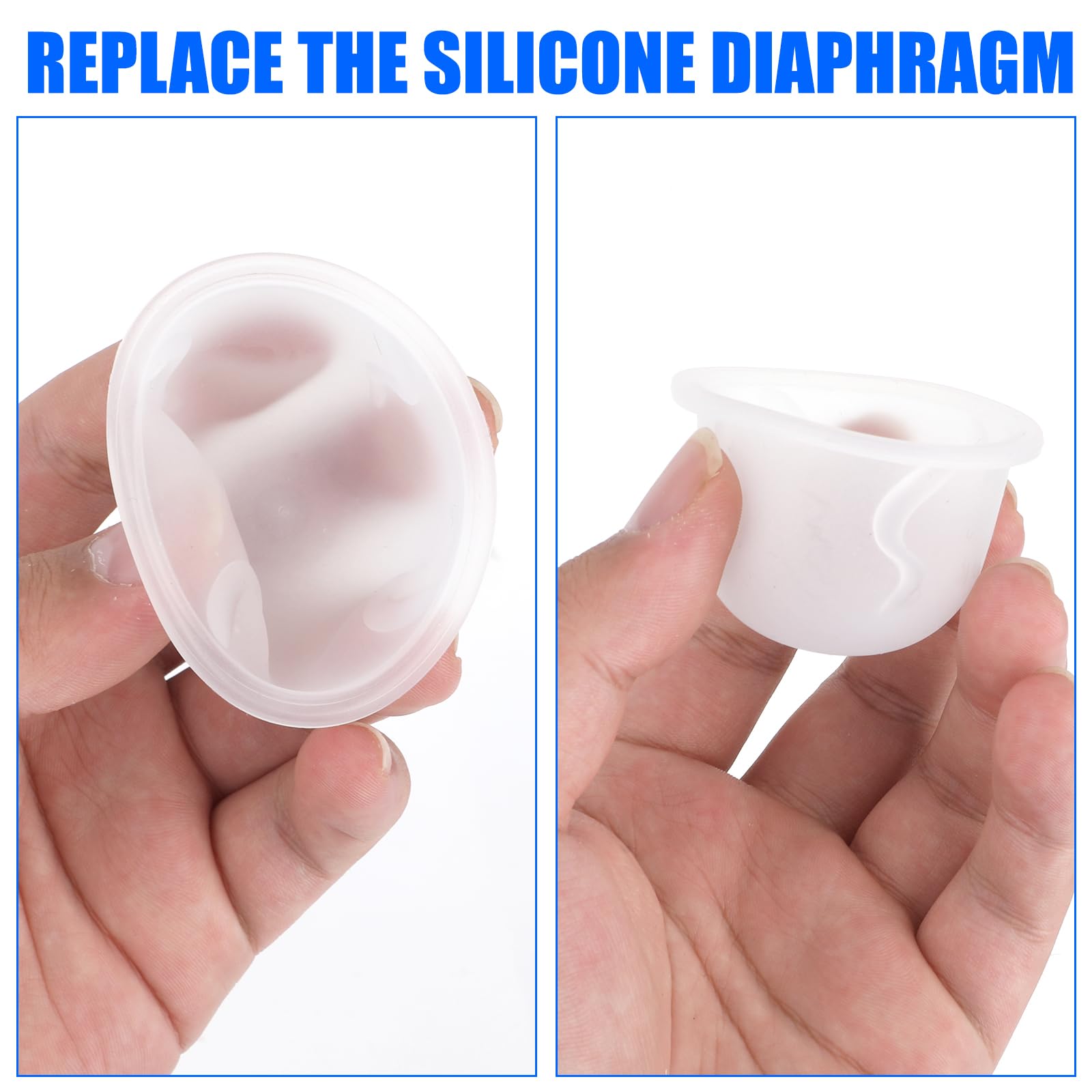 PEUTIER diaphragm backflow-control—helps minimize milk backflow and keep pump clean.