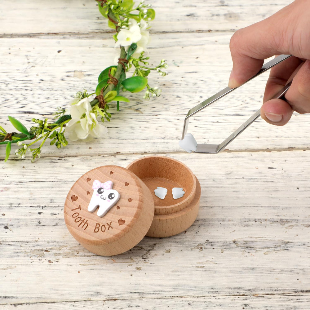 PEUTIER beech wood material emphasizes sturdy, durable keepsake container.