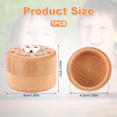 PEUTIER tooth fairy box lid detail highlighting cute tooth design for kids.