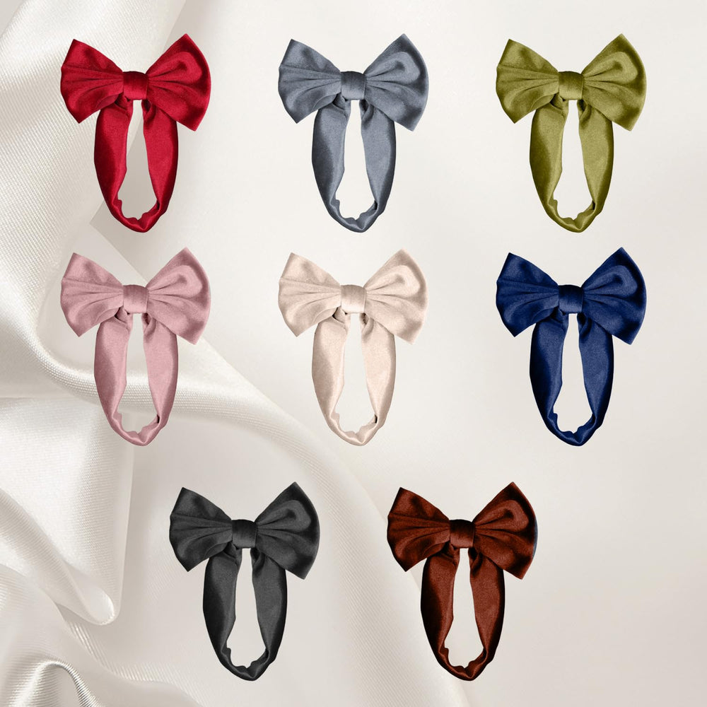 PEUTIER velvet baby bow champagne for comfortable photo shoots and special occasions.