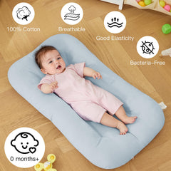 PGONEEE baby lounger apricot bonding moment in a safe cushioned play space