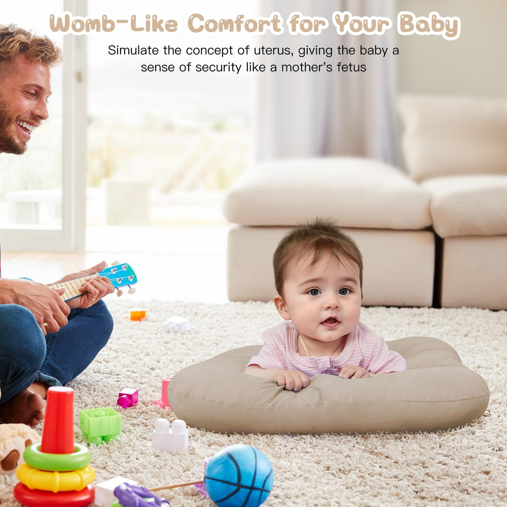PGONEEE lounger for newborn bonding during awake play.