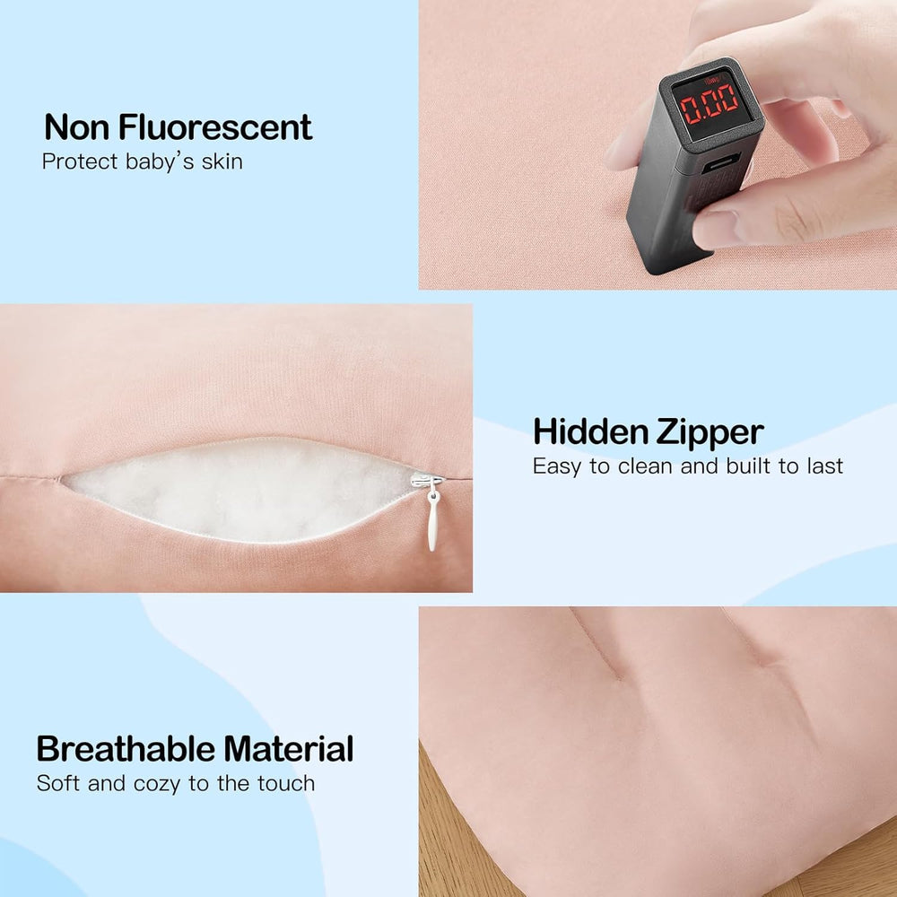 PGONEEE baby lounger safety-certifications reassures CPC and AAP-compliant design.