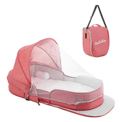PGONEEE baby travel bassin et folded into a compact backpack for easy trips.