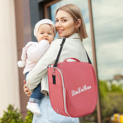 PGONEEE baby travel bassinet soft pad offers comfortable support for newborns.