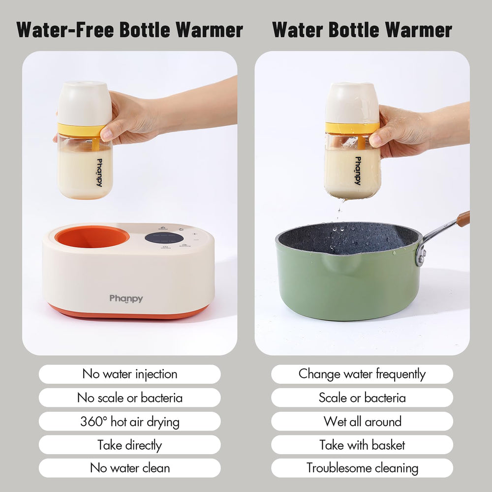 Phanpy bottle warmer 12-in-1 versatility for warming, thawing, and more.