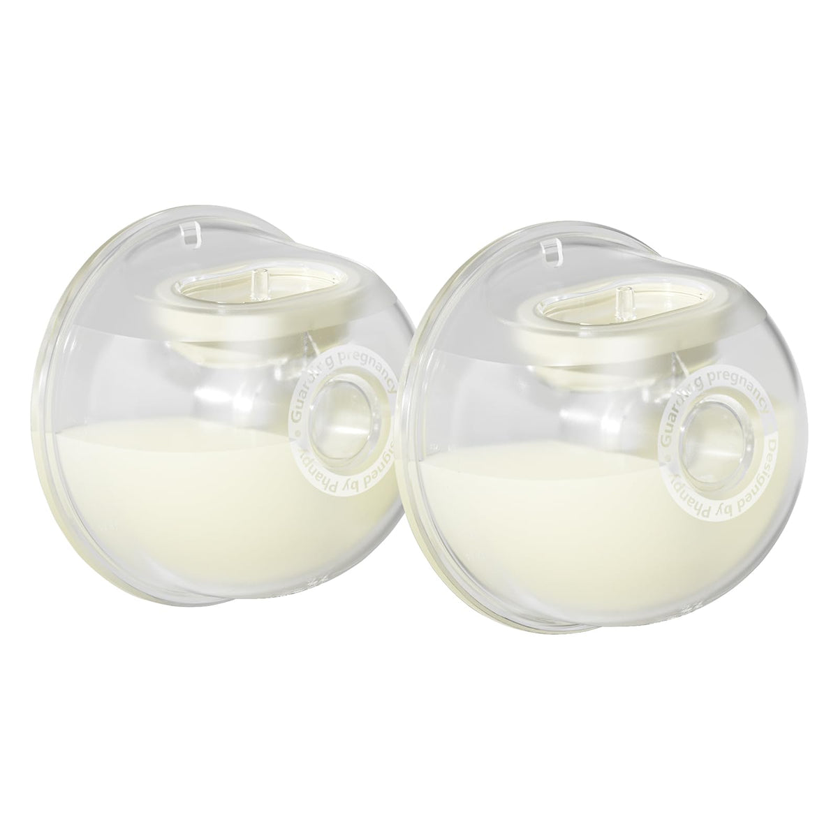Phanpy wearable breast pump cup front view with 15 oz capacity