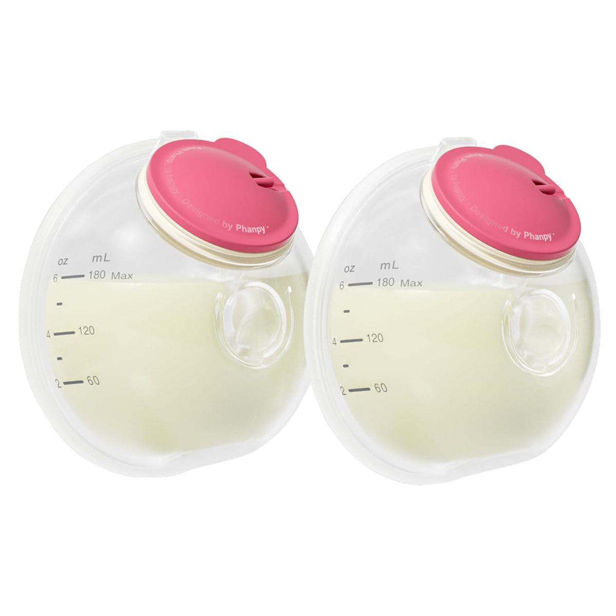 Phanpy wearable breast pump cup S2 side view highlights ultra-light, discreet pumping.