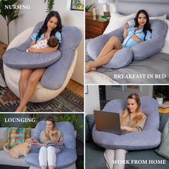Pharmedoc pillow back-hip-knee support helps improve comfort during rest and recovery.