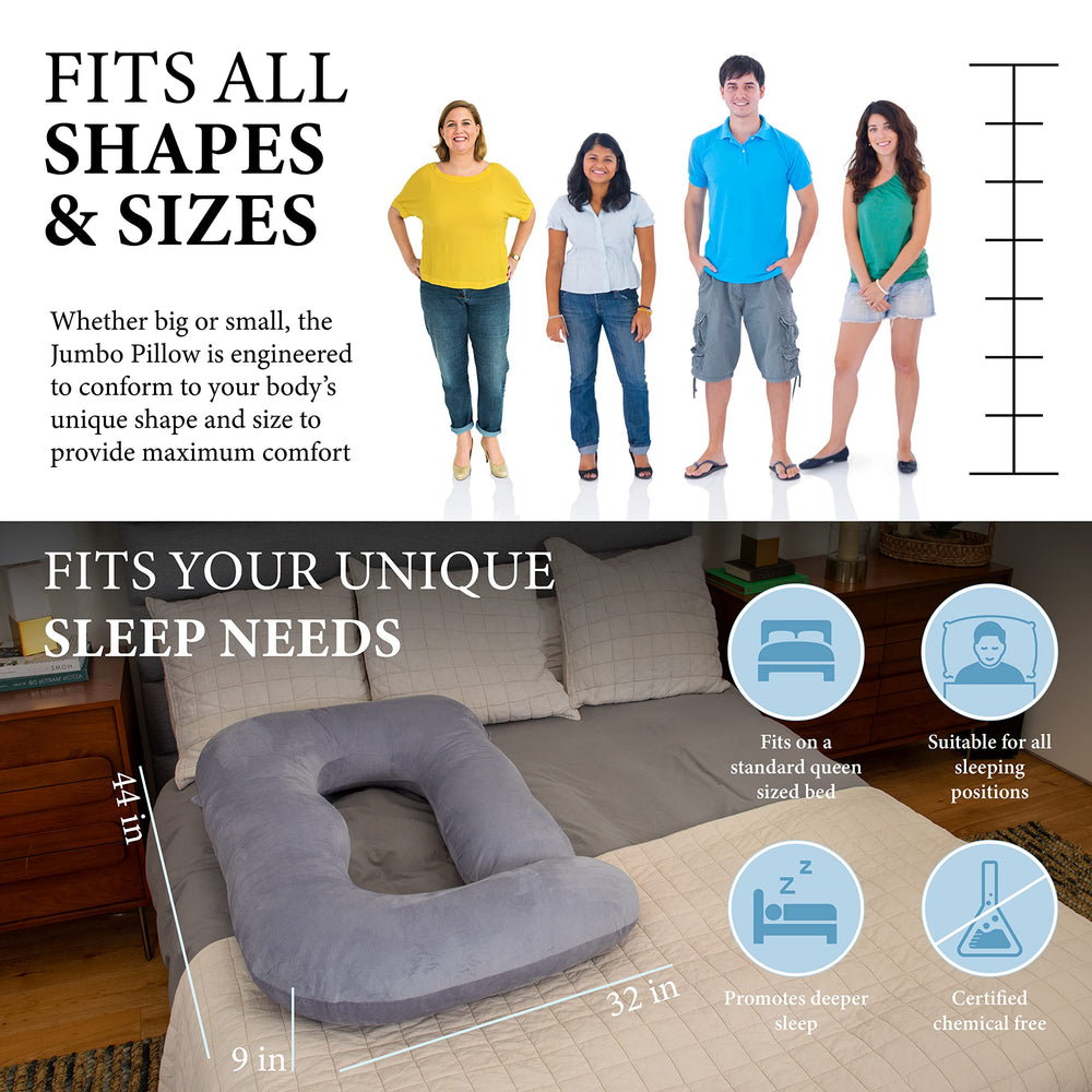 Pharmedoc pregnancy pillow ideal for baby shower registries and gifting opportunities.