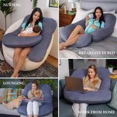 Pharmedoc side-sleep position support helps align hips and reduce tension.