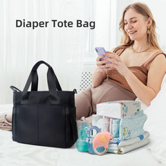 PHEBEN diaper bag medium-size shown for portable daily use