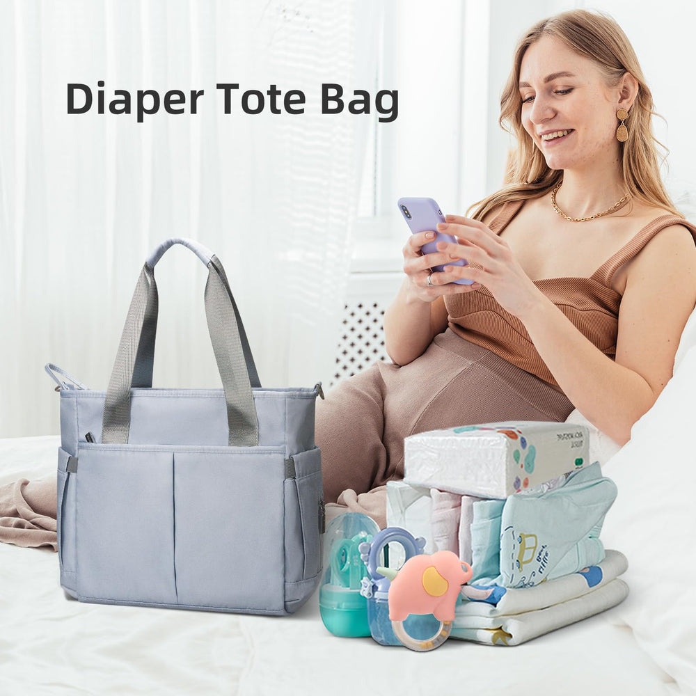 PHEBEN diaper bag wet-dry pocket isolates damp items to prevent odors