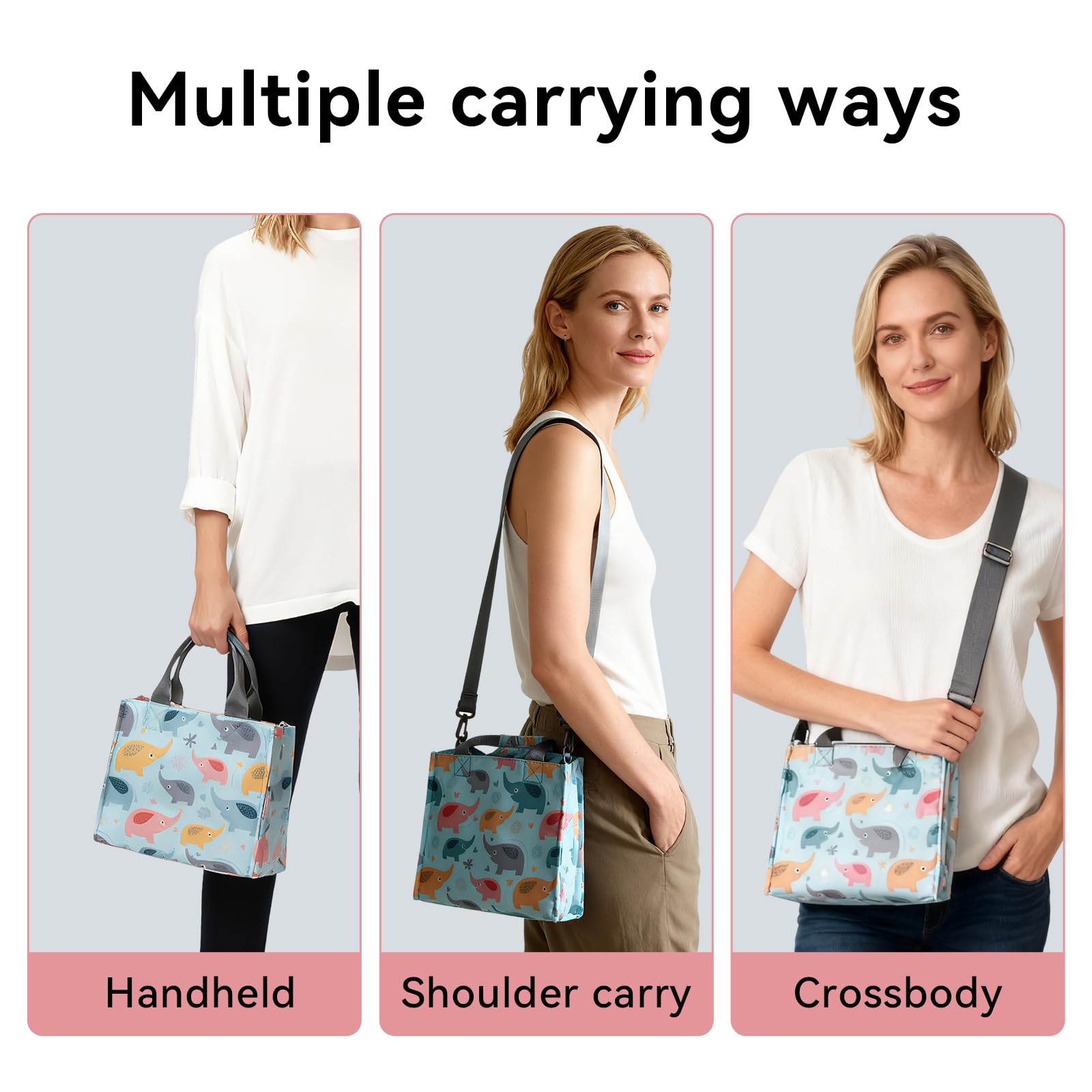 PHEBEN stroller hooks enable hands-free carrying on walks