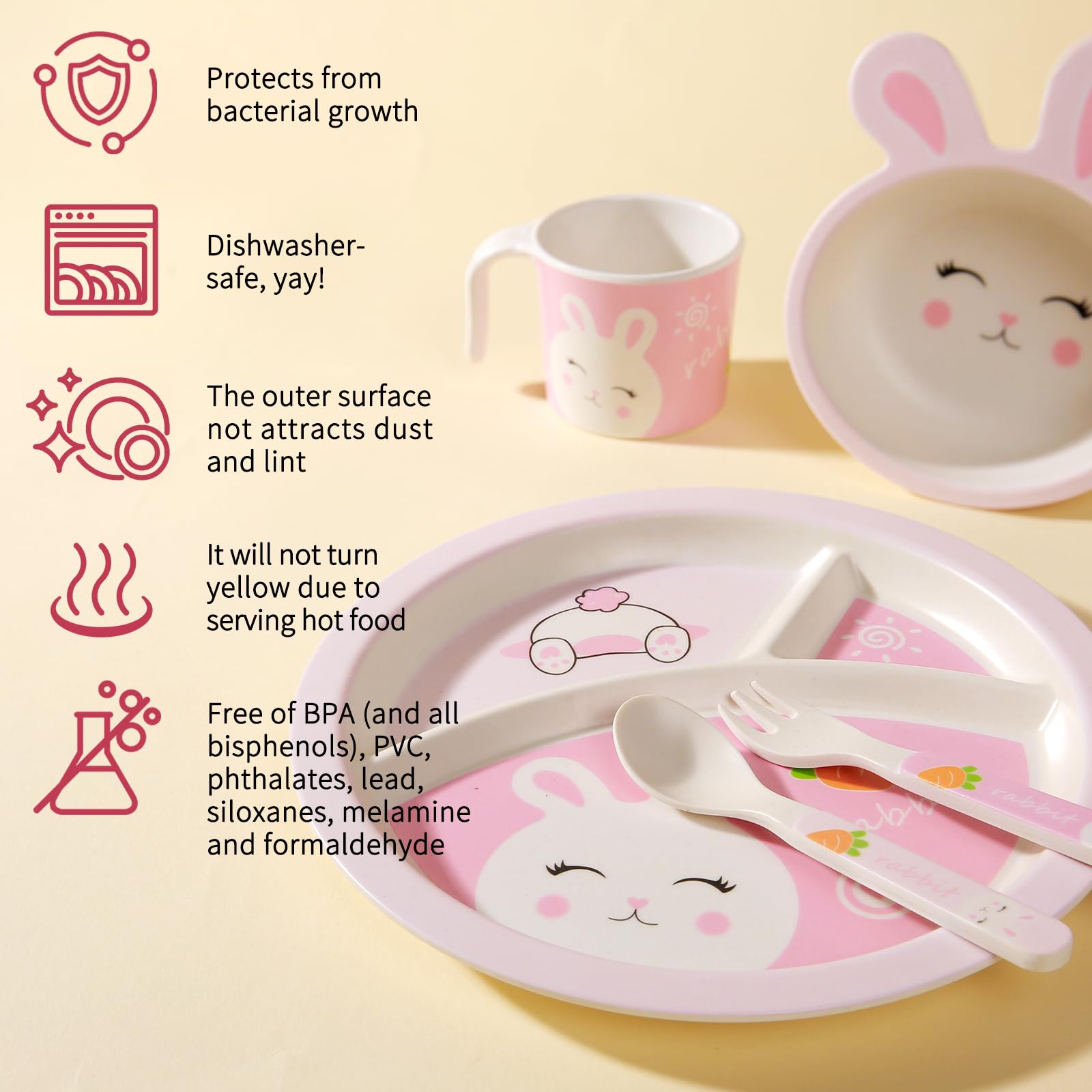 PHEENOWL fork and spoon are lightweight for little hands