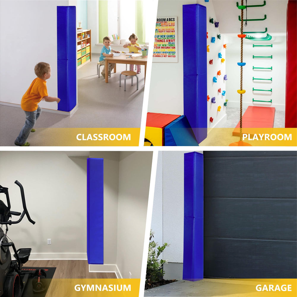 PHENEPUS playroom corner protector in use keeps kids safer during activities.