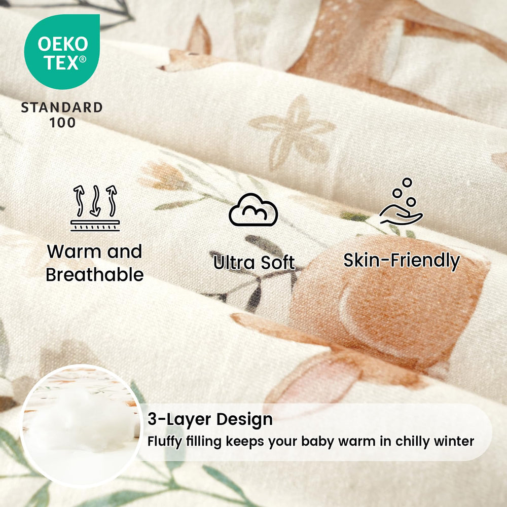 PHF 2-way zipper detail enables quick diaper changes.
