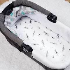 PHF bassinet sheets come in a reusable bag, ideal for gifting