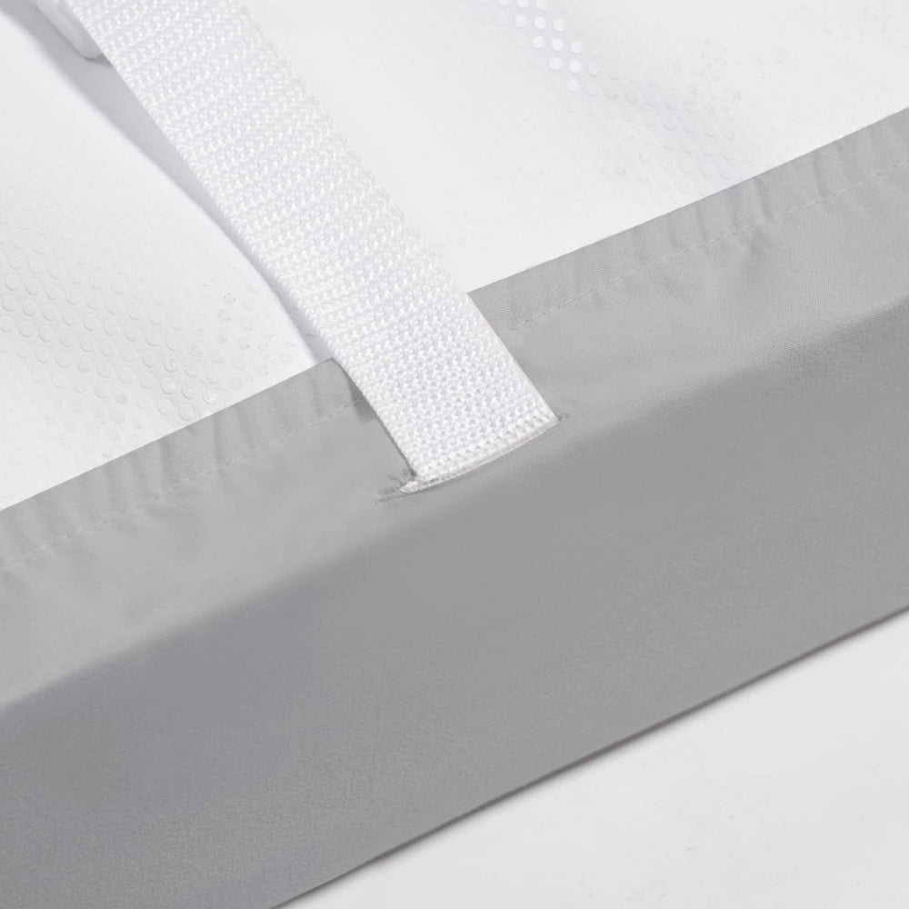 PHF changing pad cover grey two-pack ready for machine wash and durable care