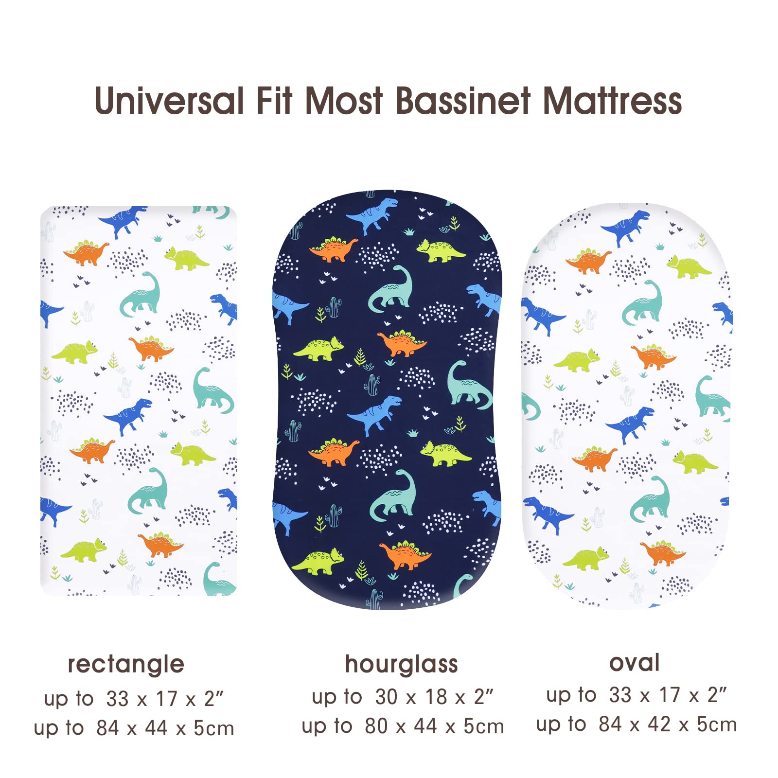 PHF navy dinosaur print sheet close-up highlighting breathable microfiber fabric.