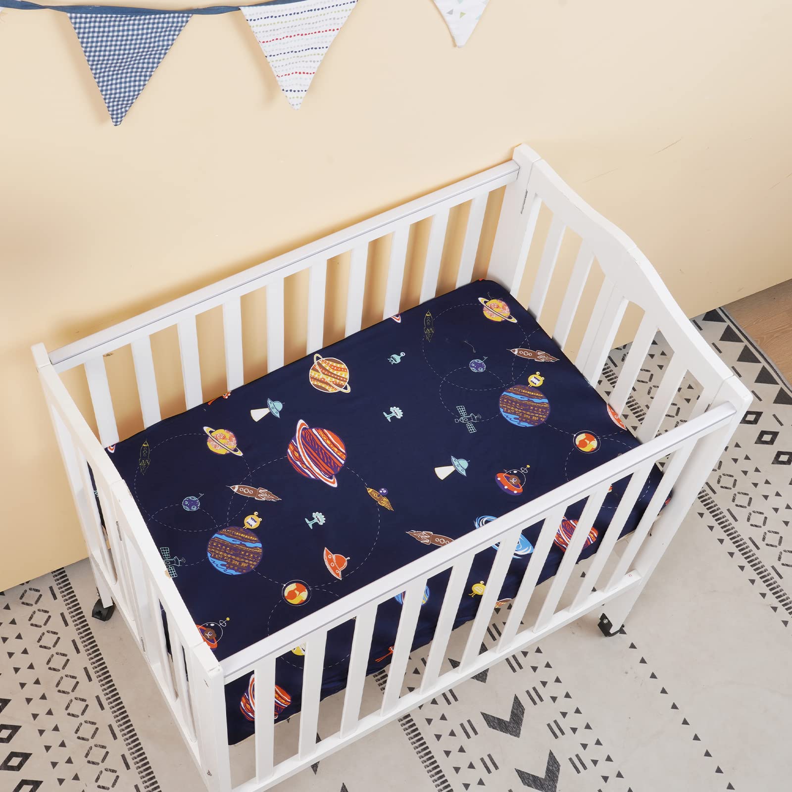 PHF easy-care machine-washable sheets simplify laundry for busy parents.