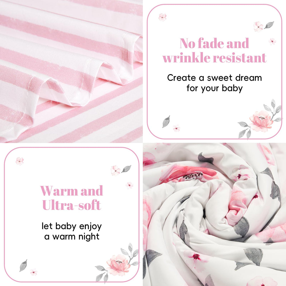 PHF flat-top-sheet-45x60 provides breathable, smooth sleeping surface.