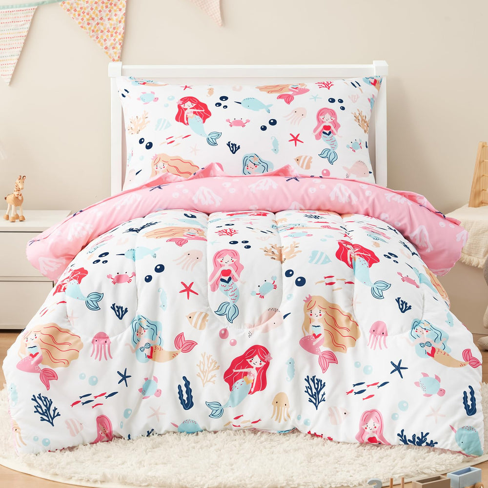 PHF Mermaid comforter close-up highlighting silky softness for cozy sleep