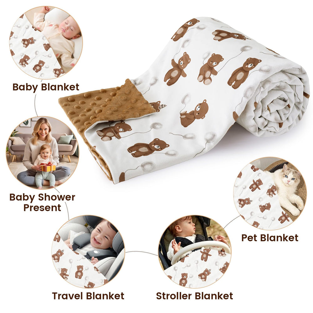PHF Minky easy care: machine wash and dry for stress-free cleaning.