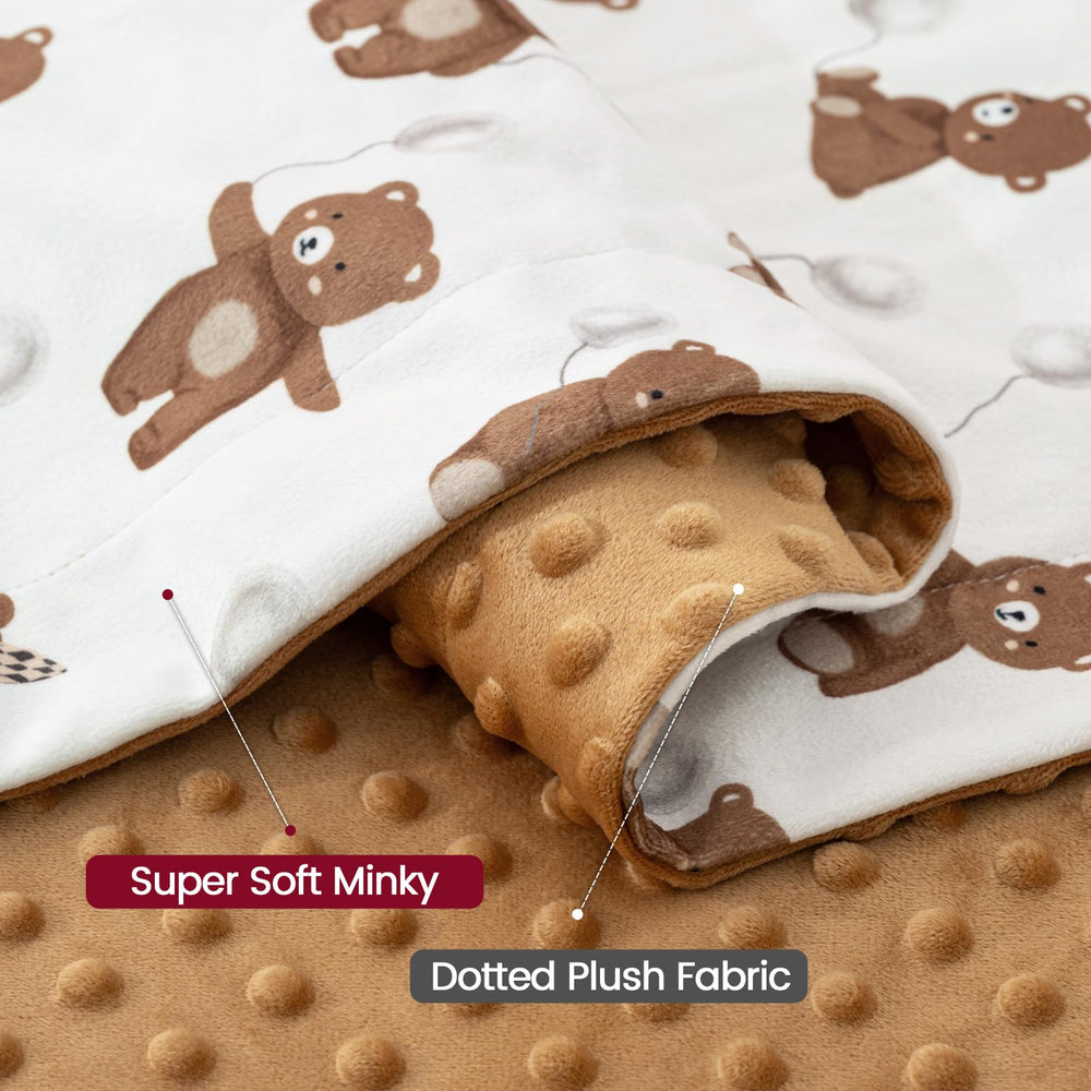 PHF Minky 30x40 newborn size ideal for cribs and strollers.