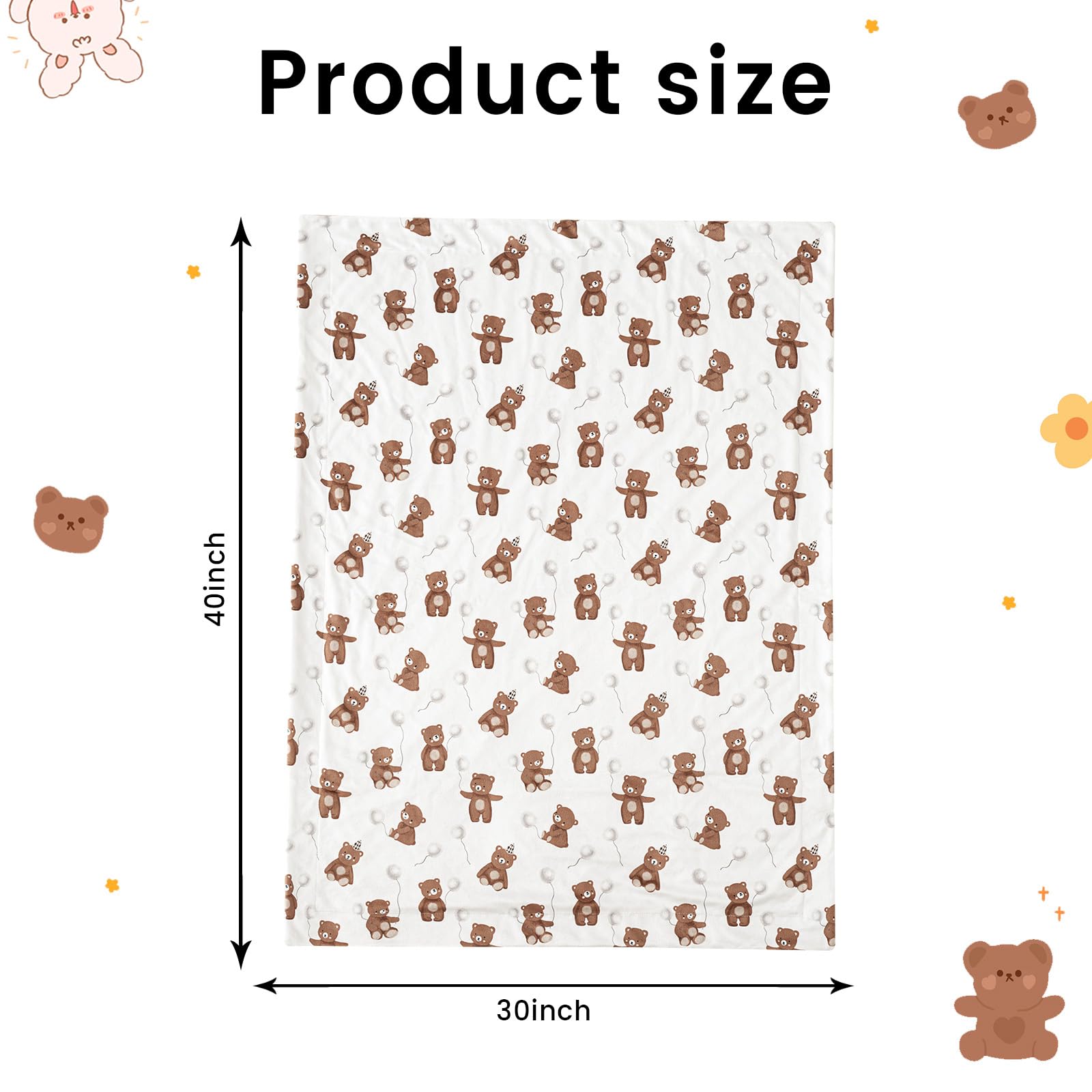 PHF Minky 50x60 throw blanket for kids and adults.