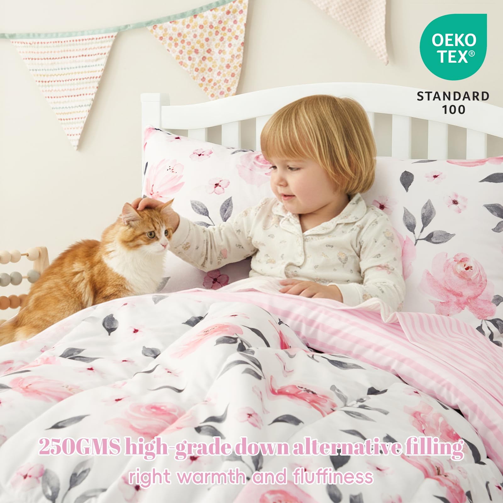 PHF oeko-tex-certification confirms safety standards for kids' bedding.