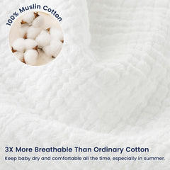 PHF sleep sack worn by baby in sleeveless design supports comfortable year-round use.