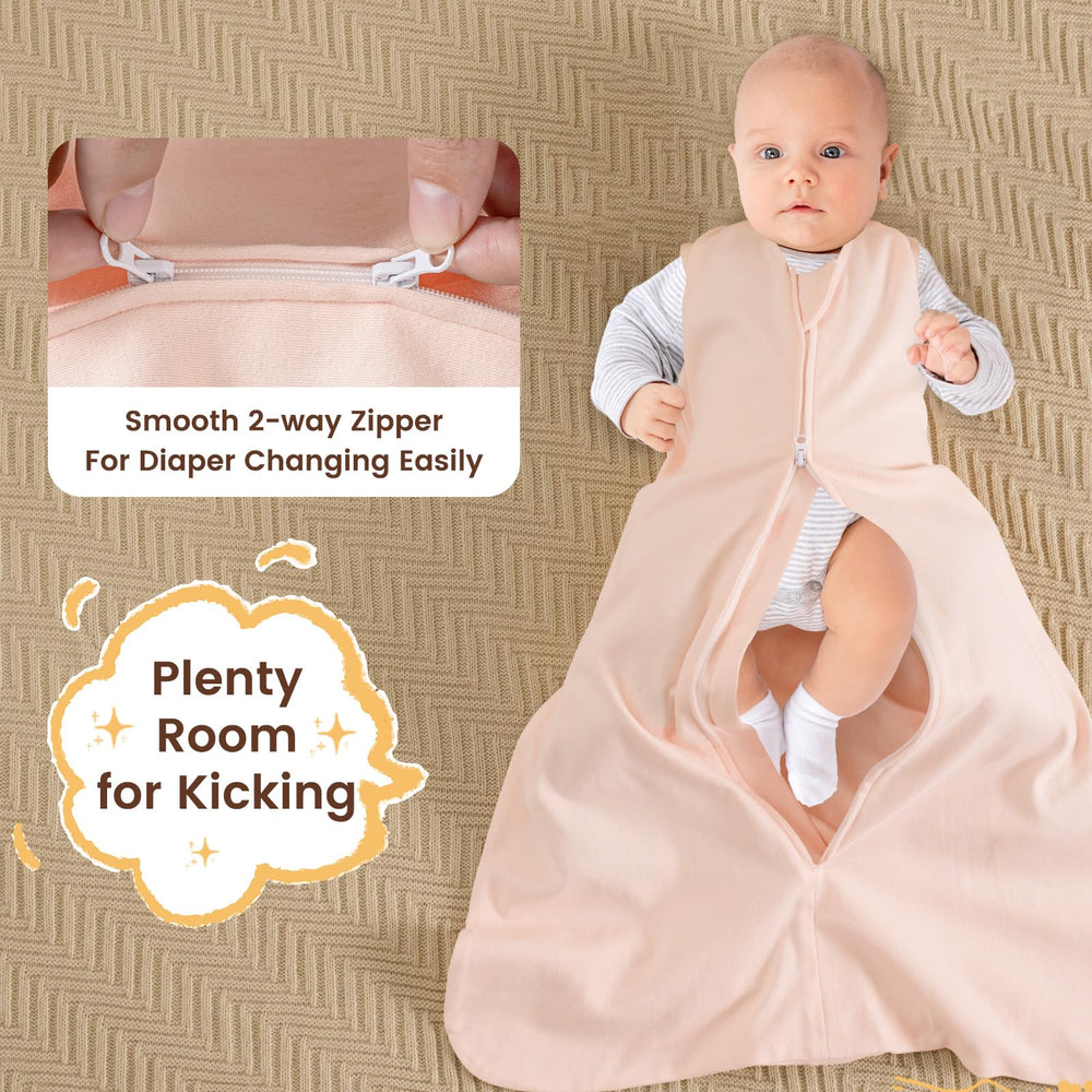 PHF size range helps fit 0-24 months for secure, season-appropriate sleep