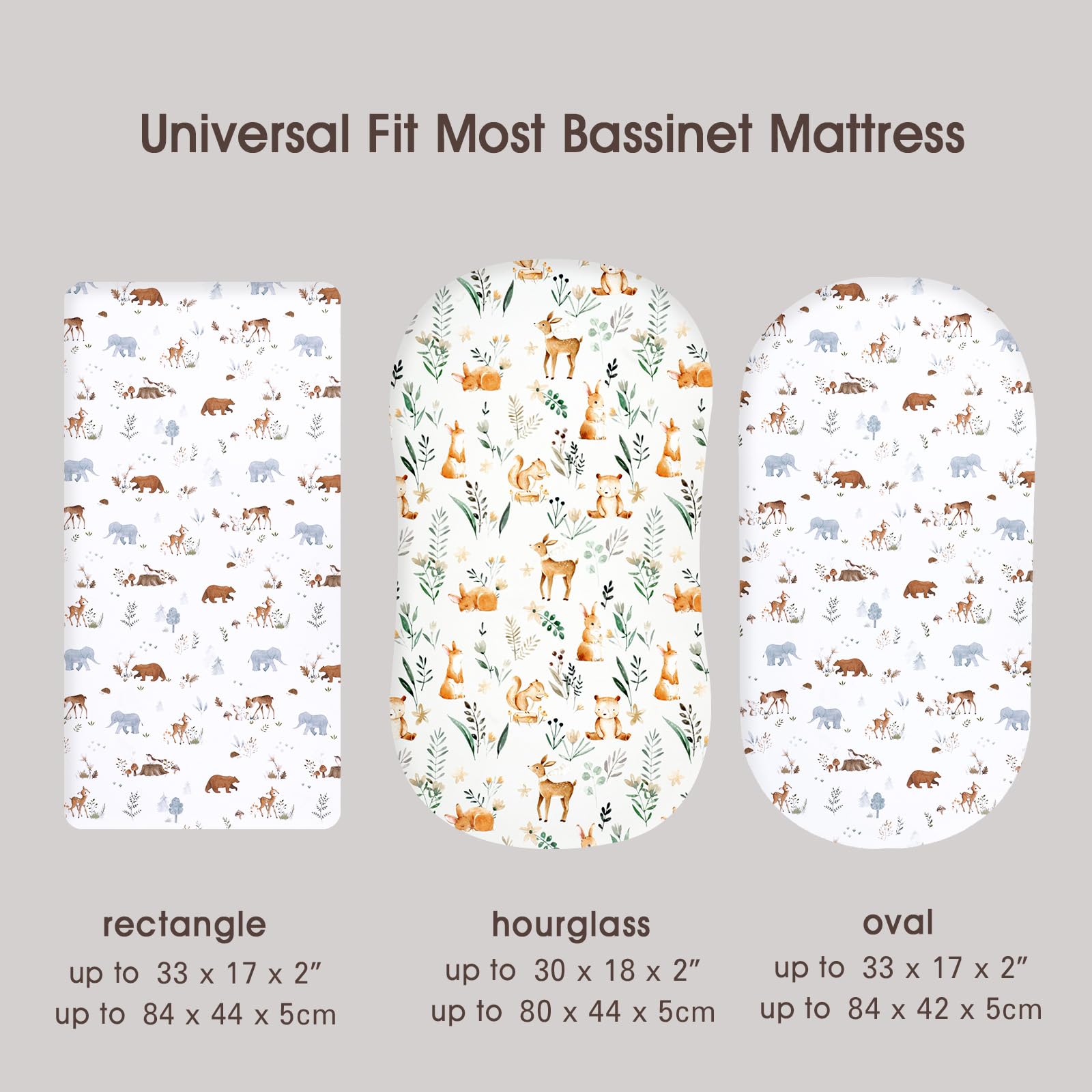 PHF Soft Bassinet Sheet Set closeup fabric—microfiber breathable and gentle