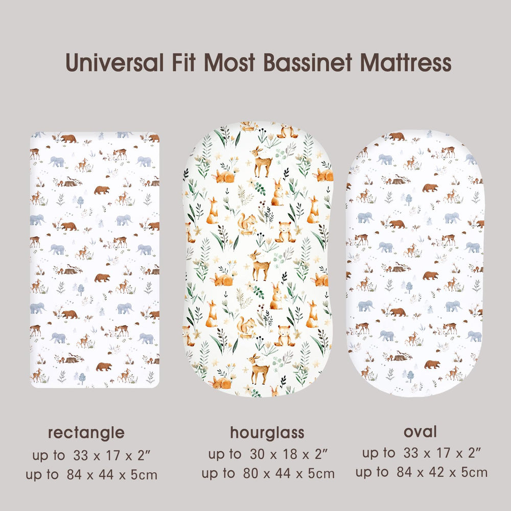 PHF Soft Bassinet Sheet Set closeup fabric—microfiber breathable and gentle