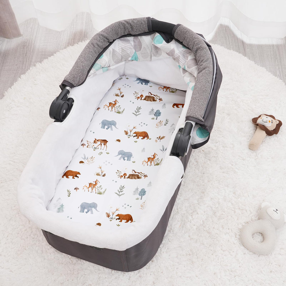PHF Soft Bassinet Sheet Set elastic-band—keeps sheet in place for calmer nights