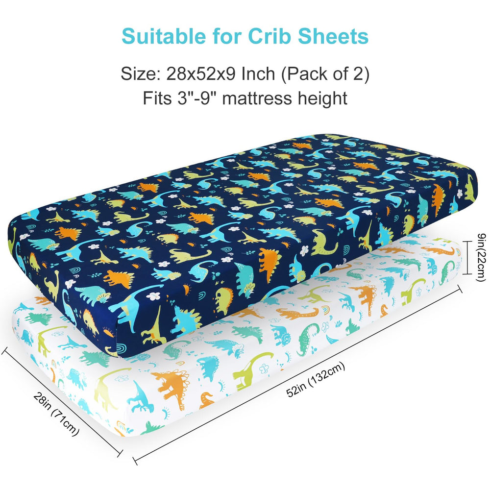 PHF Soft Crib Sheet easy-care image communicates simple washing routine.