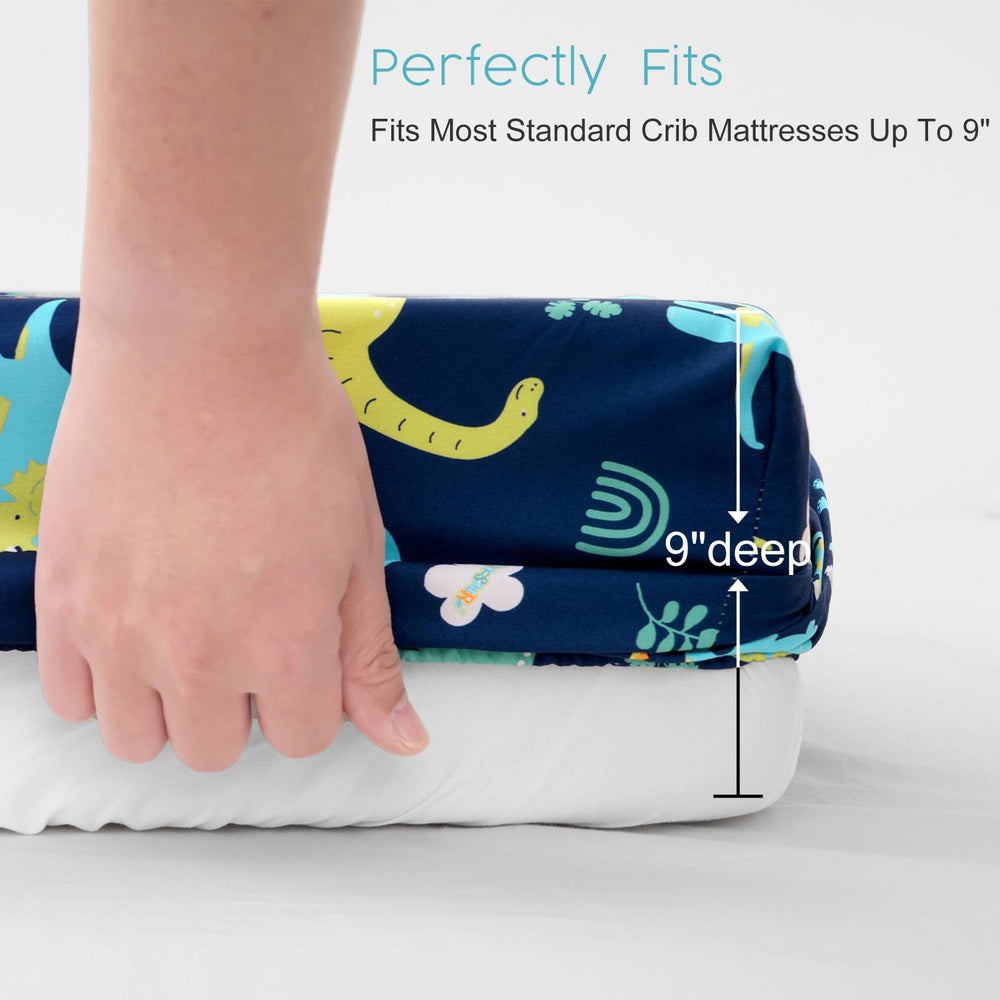PHF Soft Crib Sheet two-pack design offers versatile patterns for nursery.