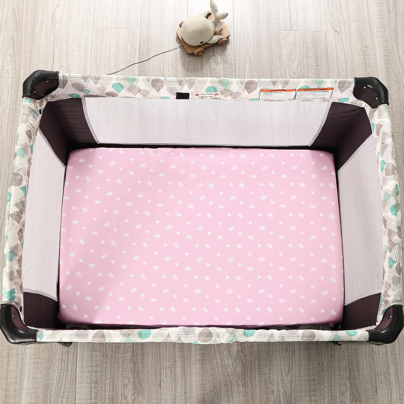 PHF castle two-pack showcases playful room decor and easy baby photo backdrop.