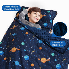PHF nap mat with removable pillow enables easy washing and quick cleanup.