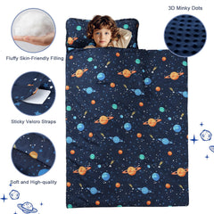 PHF nap mat in 52 by 20 inches size supports comfortable rest for ages 3-7.