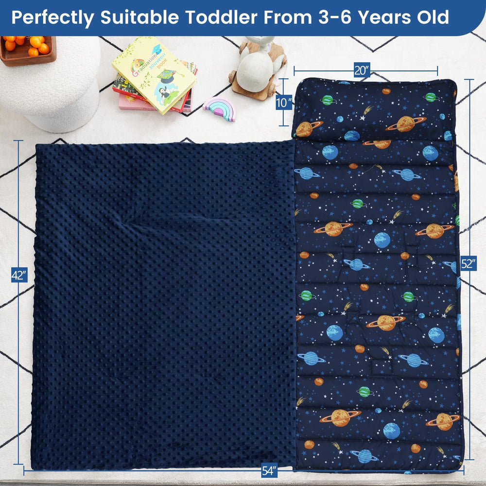 PHF toddler mat with travel-ready roll-up makes outings easier.