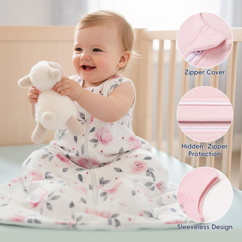PHF sleep sack shown during nap time for calm, comfortable sleep.