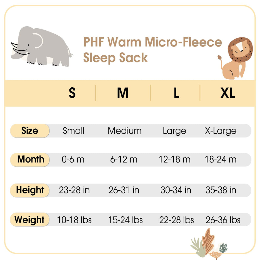 PHF woodland-pattern set of 3 sleep sacks offers versatile daily options